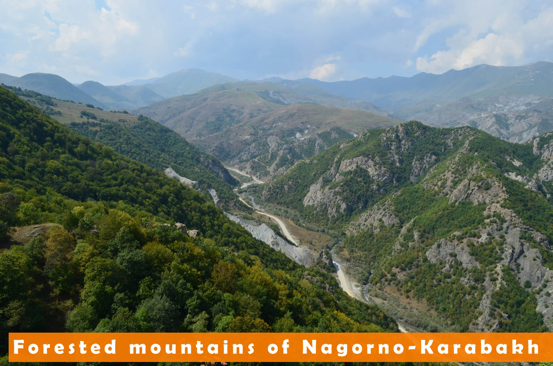 Forested mountains of Nagorno Karabakh